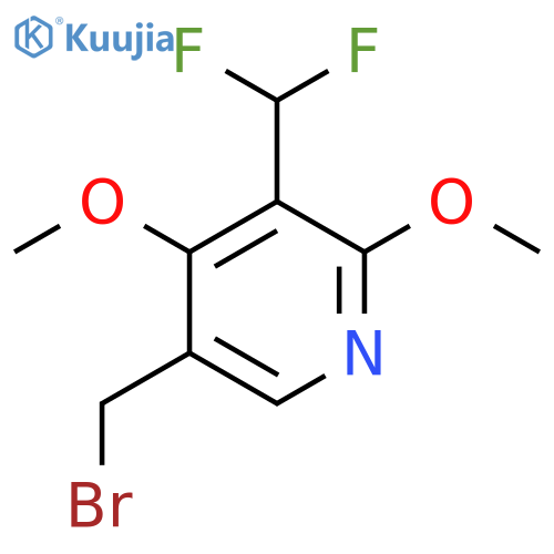 5-(Bromomethyl)-3-(difluoromethyl)-2,4-dimethoxypyridine structure