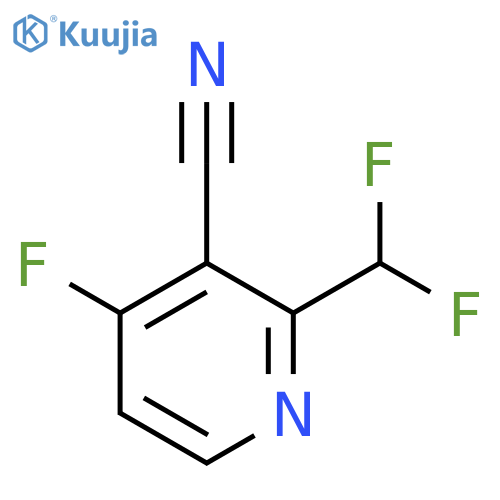 3-Cyano-2-(difluoromethyl)-4-fluoropyridine structure
