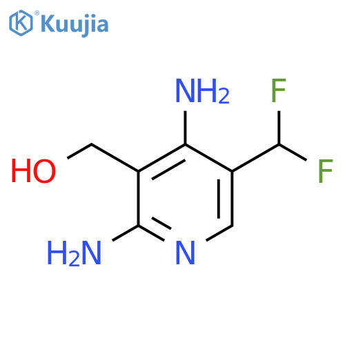 2,4-Diamino-5-(difluoromethyl)pyridine-3-methanol structure