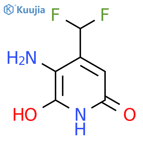 3-Amino-4-(difluoromethyl)-2,6-dihydroxypyridine structure