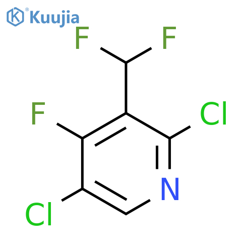 2,5-Dichloro-3-(difluoromethyl)-4-fluoropyridine structure