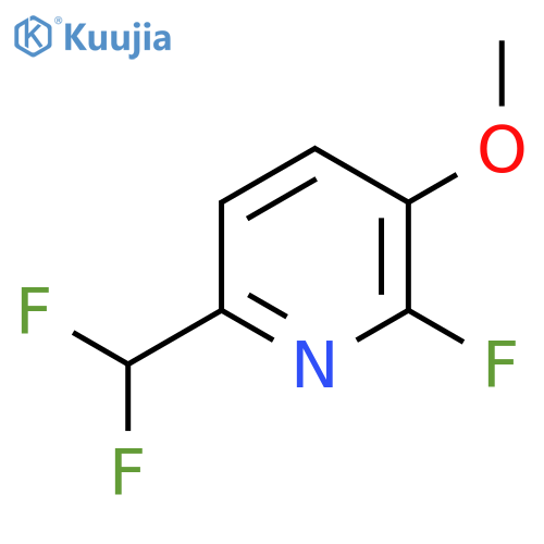 6-(Difluoromethyl)-2-fluoro-3-methoxypyridine structure