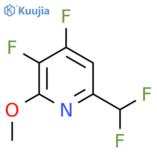3,4-Difluoro-6-(difluoromethyl)-2-methoxypyridine structure