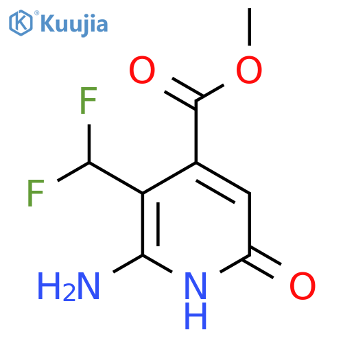 Methyl 2-amino-3-(difluoromethyl)-6-hydroxypyridine-4-carboxylate structure
