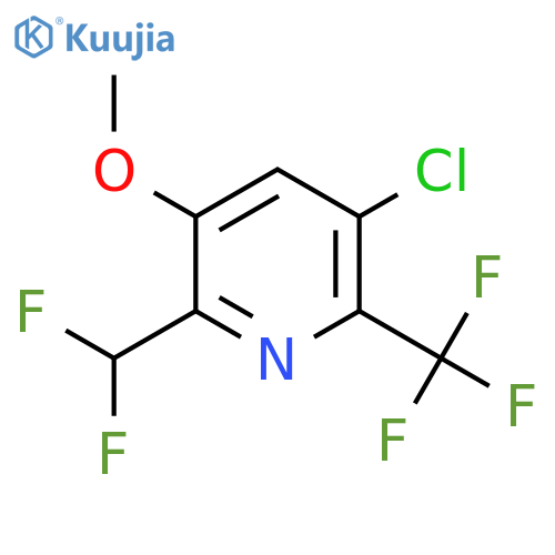 5-Chloro-2-(difluoromethyl)-3-methoxy-6-(trifluoromethyl)pyridine structure