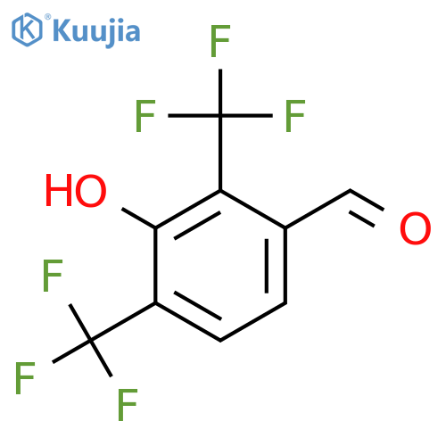 2,4-Bis(trifluoromethyl)-3-hydroxybenzaldehyde structure
