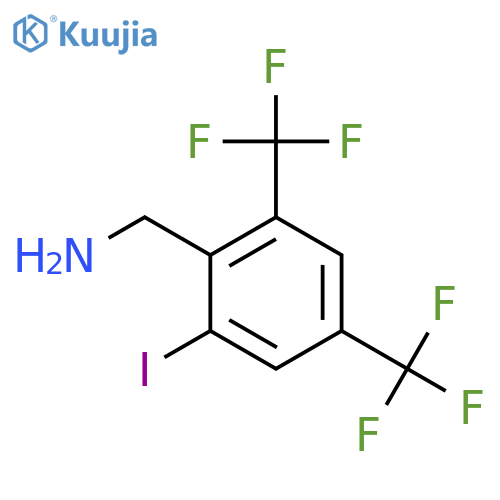 2,4-Bis(trifluoromethyl)-6-iodobenzylamine structure