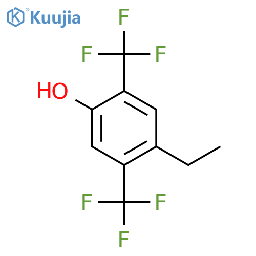 2,5-Bis(trifluoromethyl)-4-ethylphenol structure