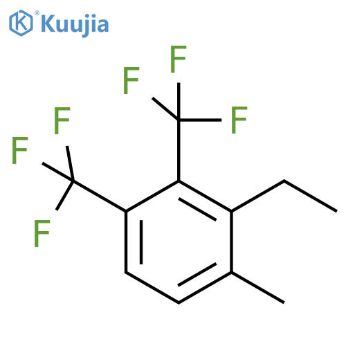 3,4-Bis(trifluoromethyl)-2-ethyltoluene structure
