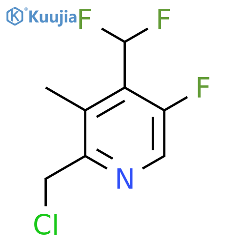 2-(Chloromethyl)-4-(difluoromethyl)-5-fluoro-3-methylpyridine structure