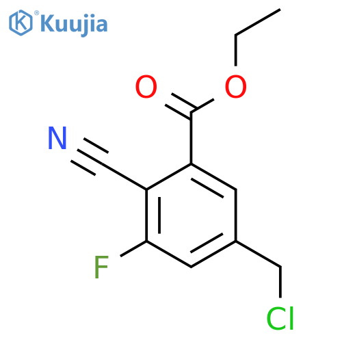 Ethyl 5-chloromethyl-2-cyano-3-fluorobenzoate structure