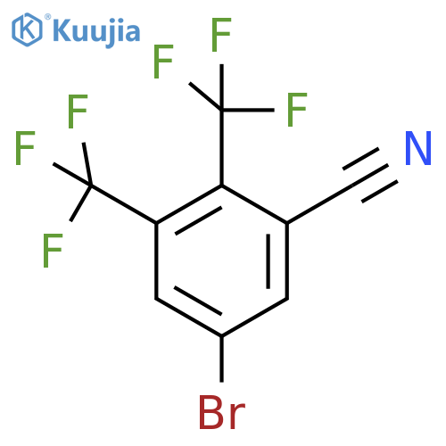 2,3-Bis(trifluoromethyl)-5-bromobenzonitrile structure