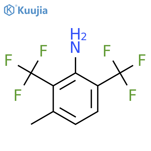 2,6-Bis(trifluoromethyl)-3-methylaniline structure