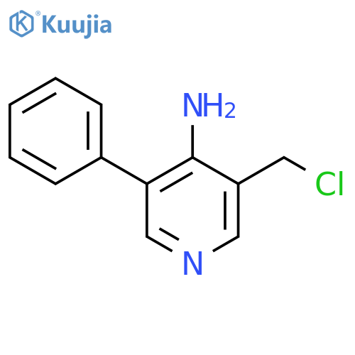 4-Amino-3-chloromethyl-5-phenylpyridine structure