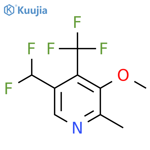 5-(Difluoromethyl)-3-methoxy-2-methyl-4-(trifluoromethyl)pyridine structure
