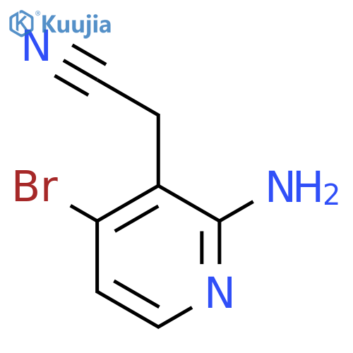 2-Amino-4-bromopyridine-3-acetonitrile structure