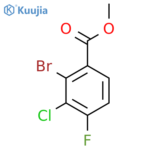 Methyl 2-bromo-3-chloro-4-fluorobenzoate structure