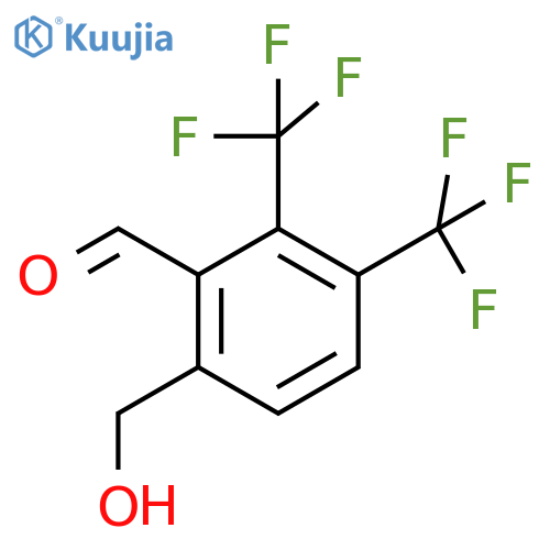 3,4-Bis(trifluoromethyl)-2-formylbenzyl alcohol structure