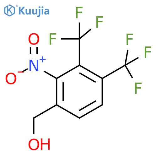 3,4-Bis(trifluoromethyl)-2-nitrobenzyl alcohol structure