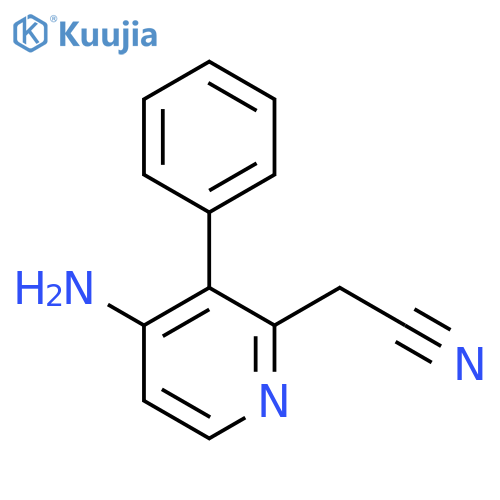 4-Amino-3-phenylpyridine-2-acetonitrile structure