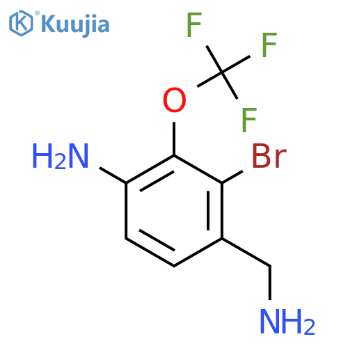 4-Amino-2-bromo-3-(trifluoromethoxy)benzylamine structure