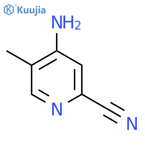 4-Amino-5-methylpicolinonitrile structure