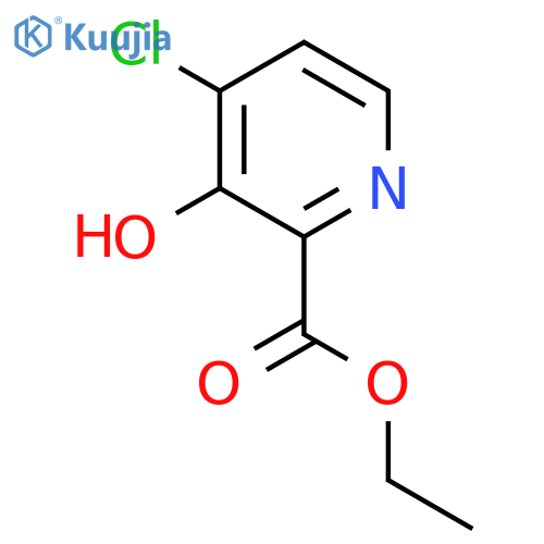 Ethyl 4-chloro-3-hydroxypicolinate structure