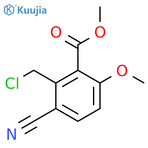 Methyl 2-chloromethyl-3-cyano-6-methoxybenzoate structure