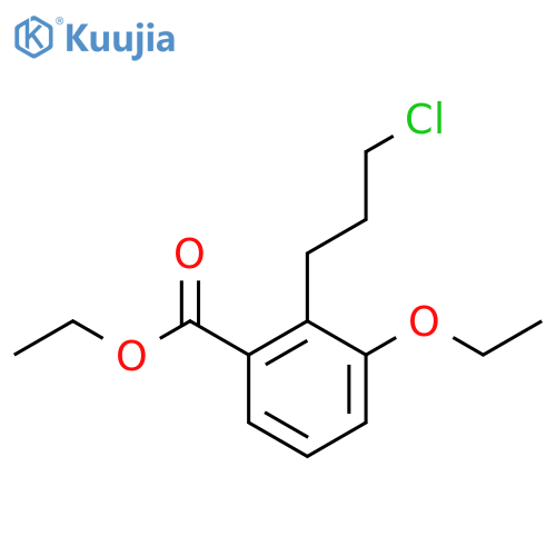 Ethyl 2-(3-chloropropyl)-3-ethoxybenzoate structure