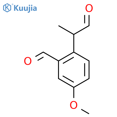 2-Formyl-4-methoxyphenylpropanal structure