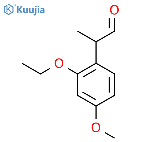 2-Ethoxy-4-methoxyphenylpropanal structure