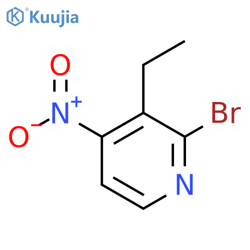 2-Bromo-3-ethyl-4-nitropyridine structure