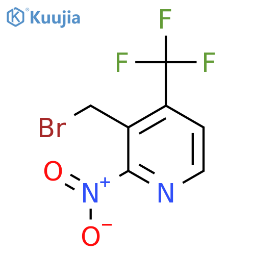 3-Bromomethyl-2-nitro-4-(trifluoromethyl)pyridine structure