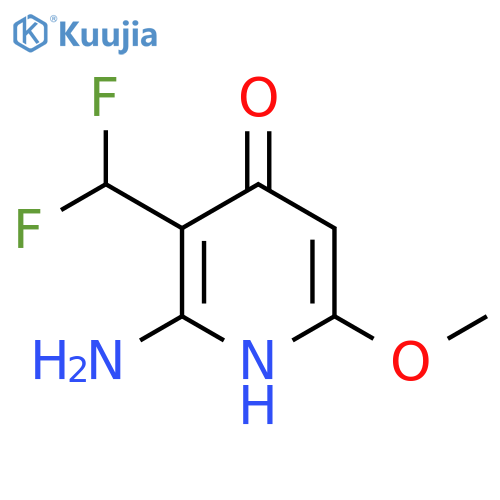 2-Amino-3-(difluoromethyl)-4-hydroxy-6-methoxypyridine structure