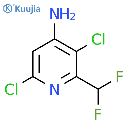 4-Amino-3,6-dichloro-2-(difluoromethyl)pyridine structure