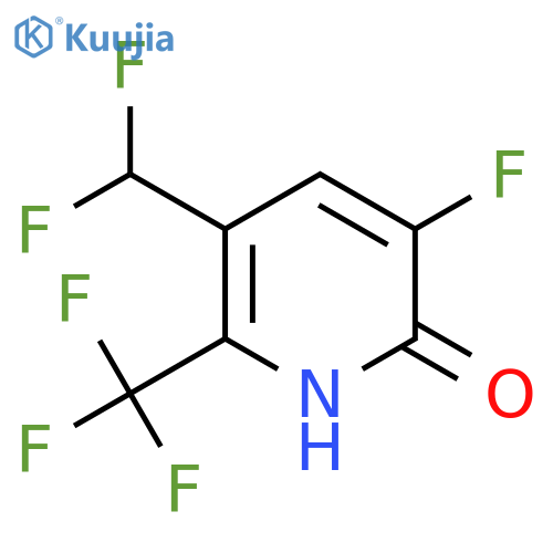 3-(Difluoromethyl)-5-fluoro-6-hydroxy-2-(trifluoromethyl)pyridine structure