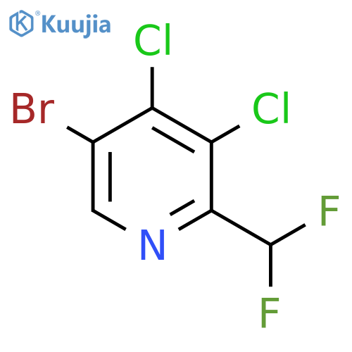 5-Bromo-3,4-dichloro-2-(difluoromethyl)pyridine structure