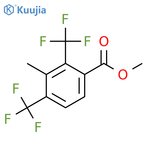 Methyl 2,4-bis(trifluoromethyl)-3-methylbenzoate structure