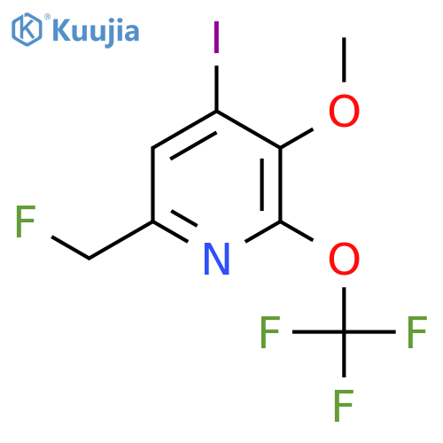 6-(Fluoromethyl)-4-iodo-3-methoxy-2-(trifluoromethoxy)pyridine structure