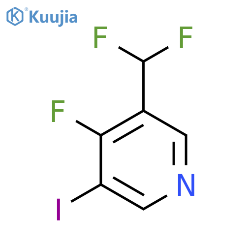 3-Difluoromethyl-4-fluoro-5-iodopyridine structure