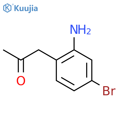 1-(2-Amino-4-bromophenyl)propan-2-one structure