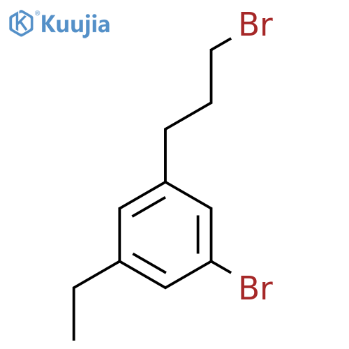 3-Bromo-5-(3-bromopropyl)ethylbenzene structure