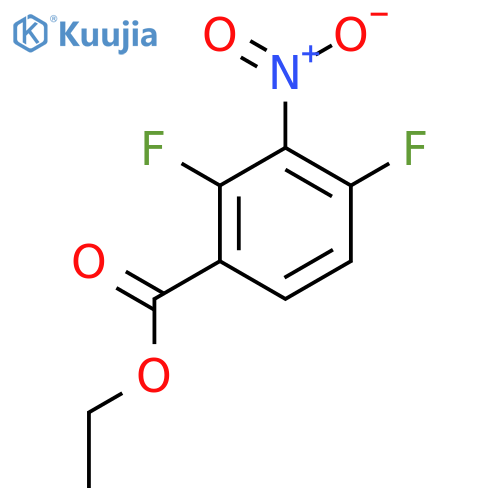Ethyl 2,4-difluoro-3-nitrobenzoate structure