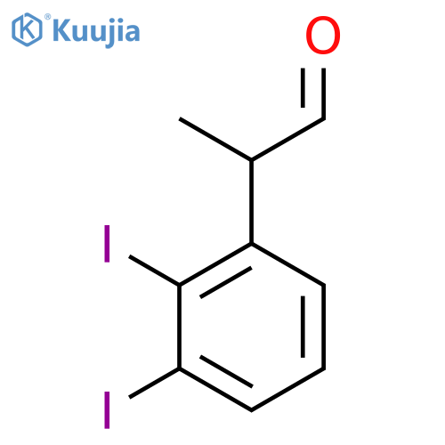 2,3-Diiodophenylpropanal structure