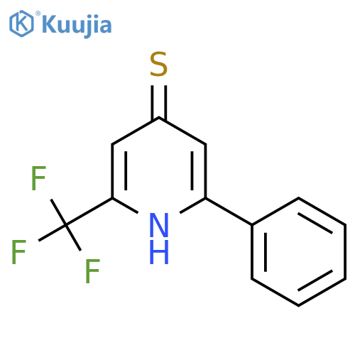 4-Mercapto-2-phenyl-6-(trifluoromethyl)pyridine structure
