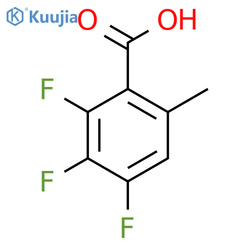 2,3,4-Trifluoro-6-methylbenzoic acid structure