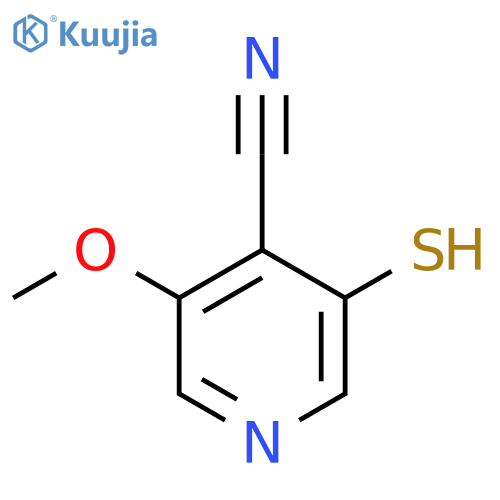 3-Mercapto-5-methoxyisonicotinonitrile structure