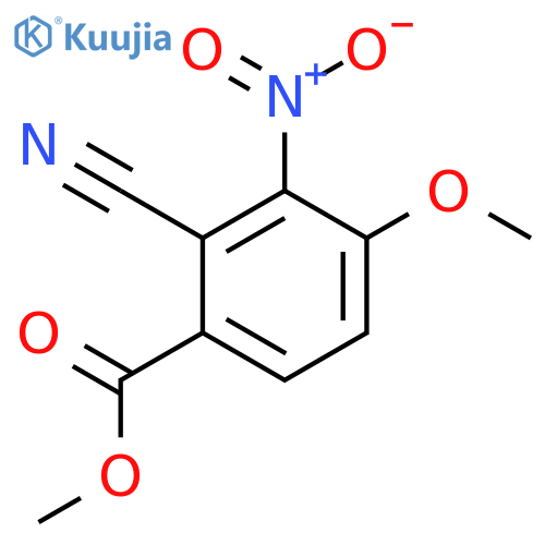 Methyl 2-cyano-4-methoxy-3-nitrobenzoate structure