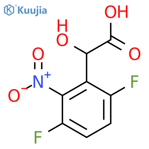 3,6-Difluoro-2-nitromandelic acid structure