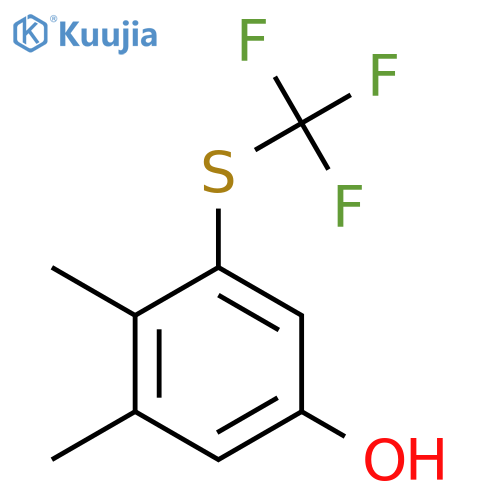 3,4-Dimethyl-5-(trifluoromethylthio)phenol structure